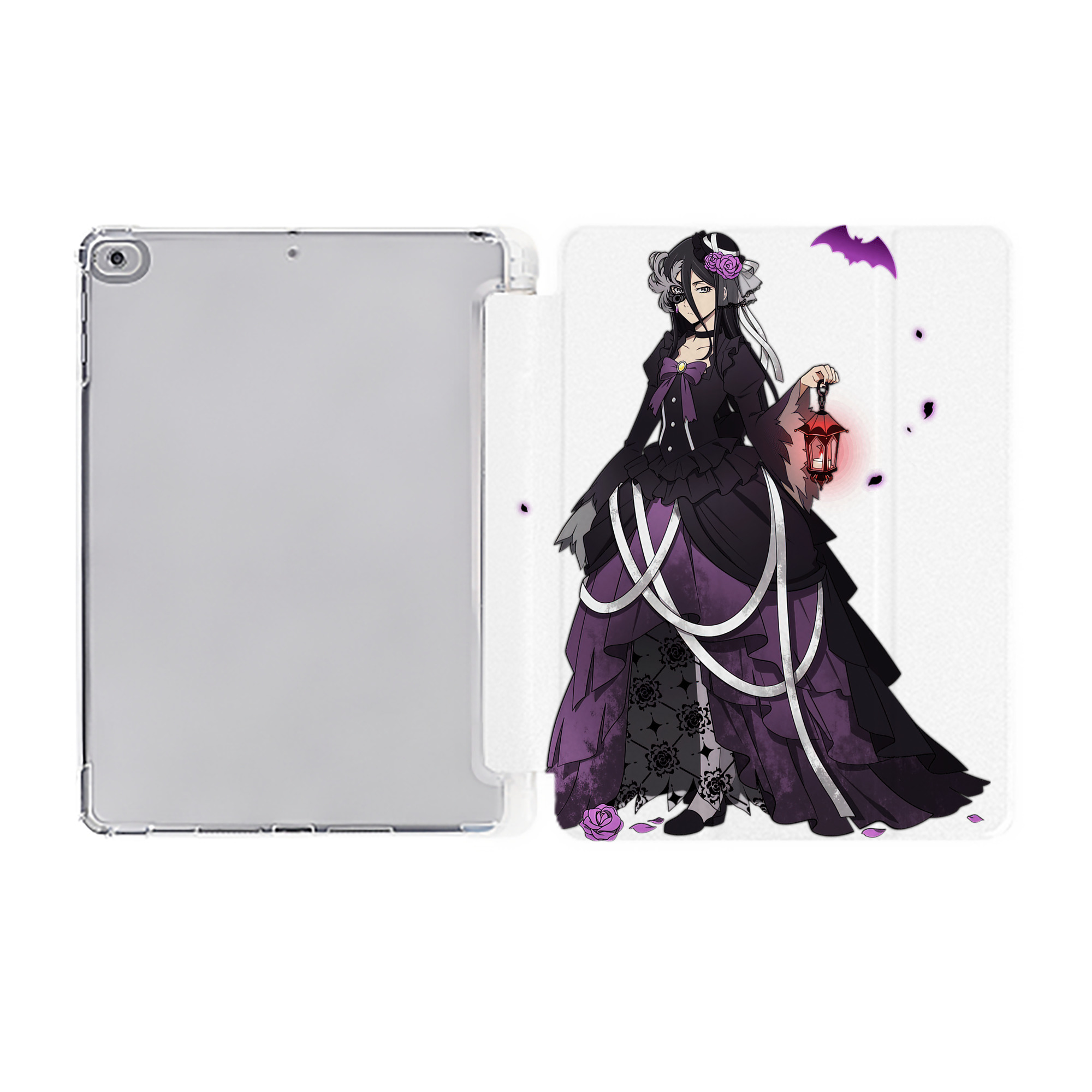 （画像用） 文豪ストレイドッグス Bungo Stray Dogs IPad ケース ペン収納付き 三つ折りスタンド PUレザー×シリコン 対応機種9.5/10.5/10.9インチ